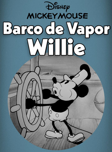 Mickey Mouse Barco de Vapor Willie